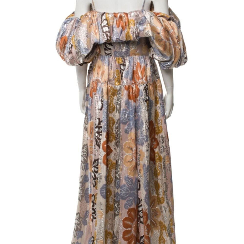 NWOT 12023 ULLA JOHNSON Izra Jacquard Maxi Dress in Ocean Jasper M $2,490 - Picture 16 of 16
